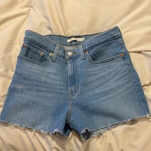 Levi's Light Blue Jean Shorts